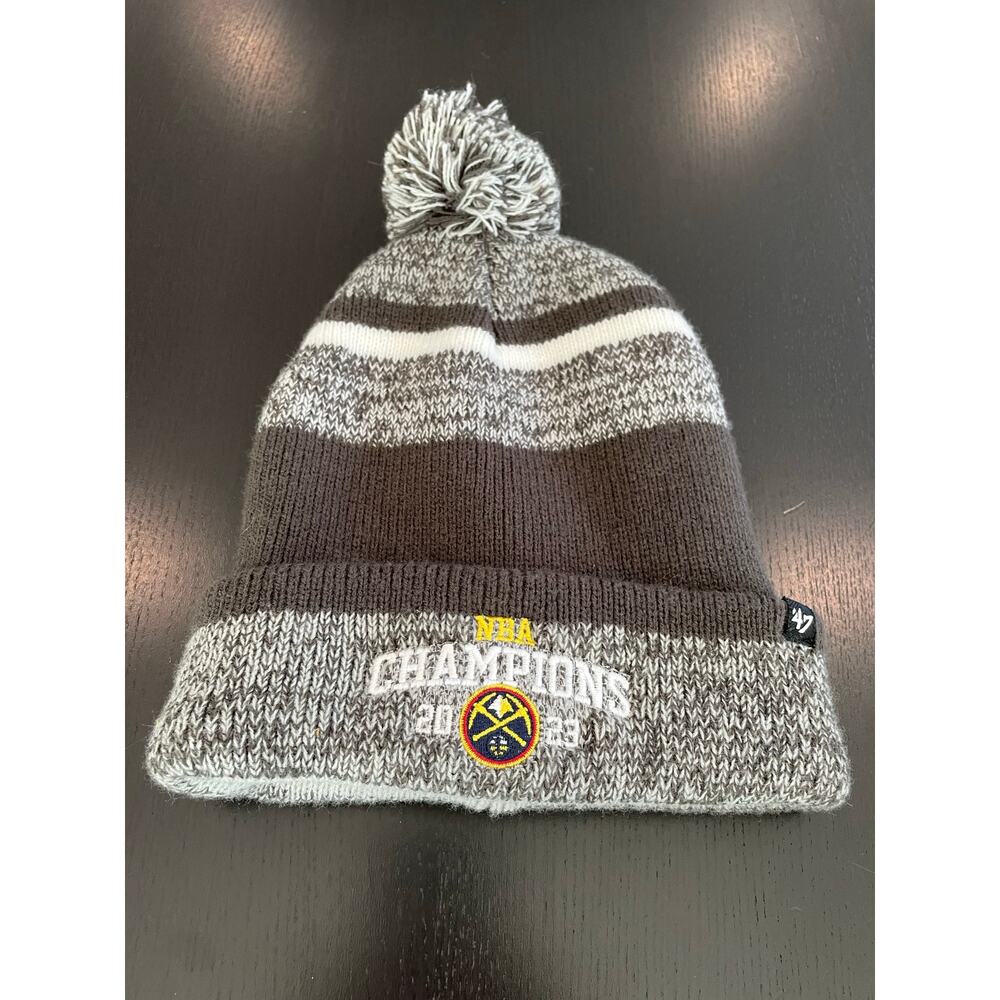 Women’s NBA Denver Nuggets Champions 2023 Beanie ‘47 Brand OSFA